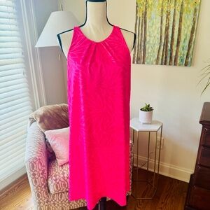 Vineyard Vines Women's Size M Bloom Swing Dress Performance Pink